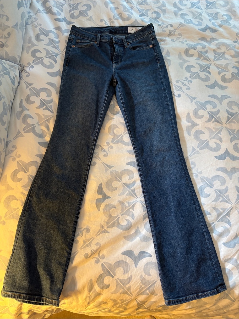 GAP Women's Dark Blue Boot-Cut Jeans